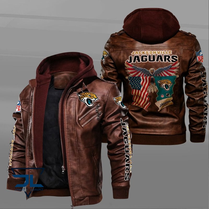 Jacksonville Jaguars NFL Style Leather Jacket For Fan