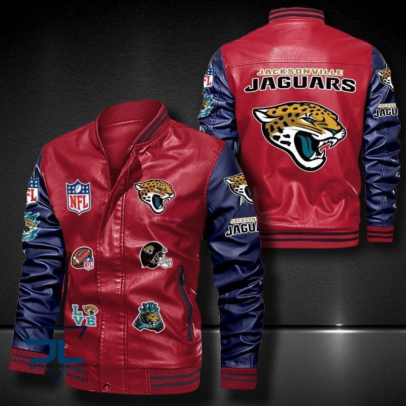 Jacksonville Jaguars NFL Style Leather Jacket For Fan