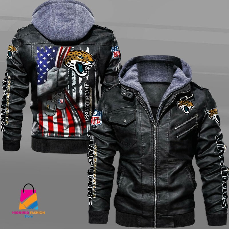 Jacksonville Jaguars NFL Style Leather Jacket For Fan