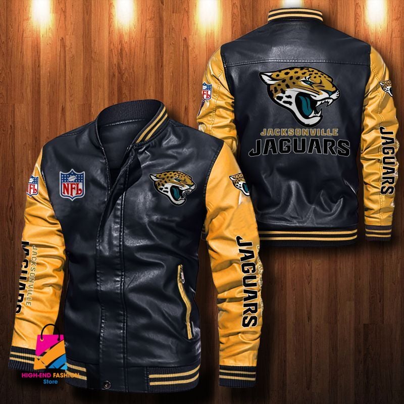 Jacksonville Jaguars NFL Style Leather Jacket For Fan