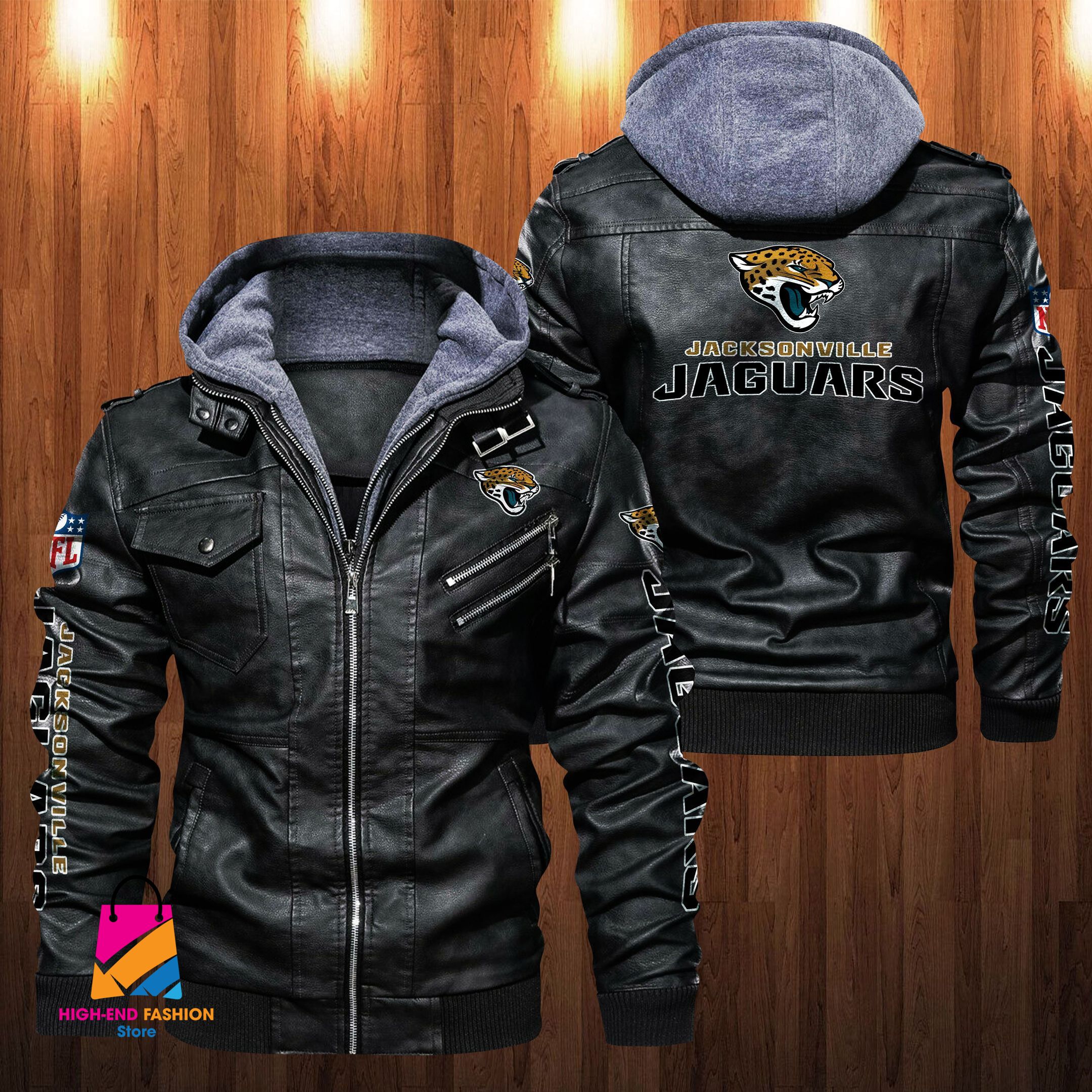 Jacksonville Jaguars NFL Style Leather Jacket For Fan