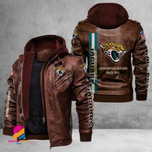 Jacksonville Jaguars NFL Style Leather Jacket For Fans