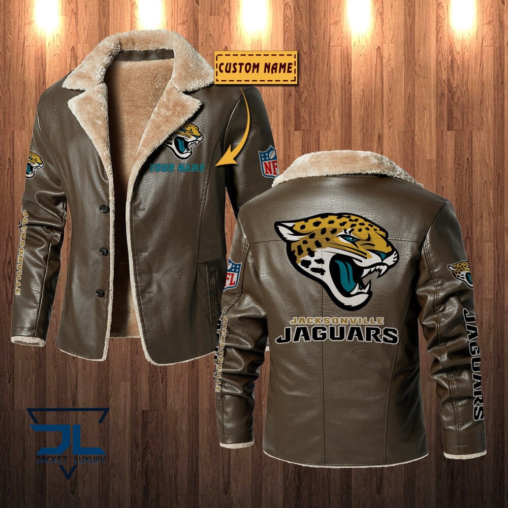 Jacksonville Jaguars NFL Style Leather Jacket For Fans