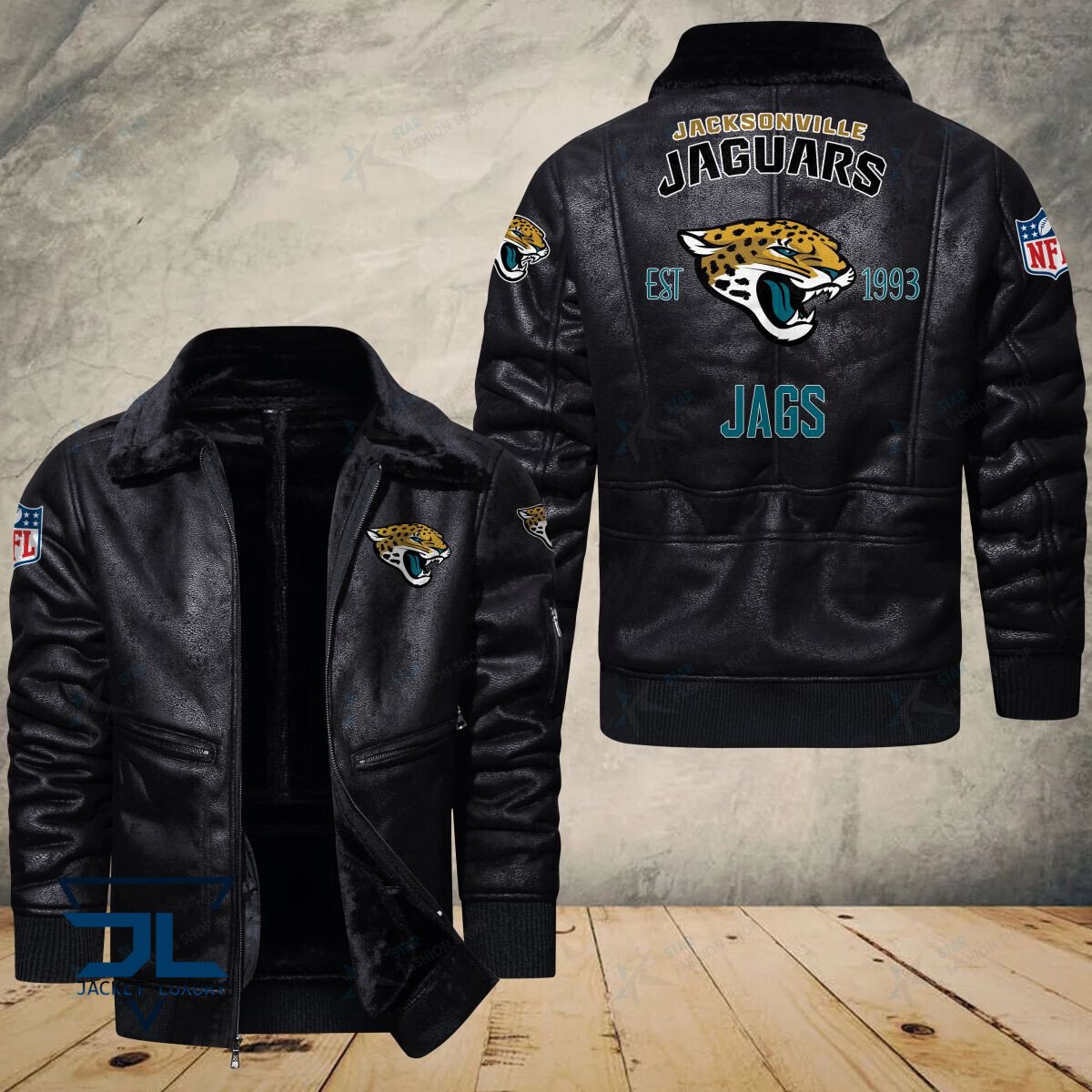 Jacksonville Jaguars NFL Style Leather Jacket For Fans