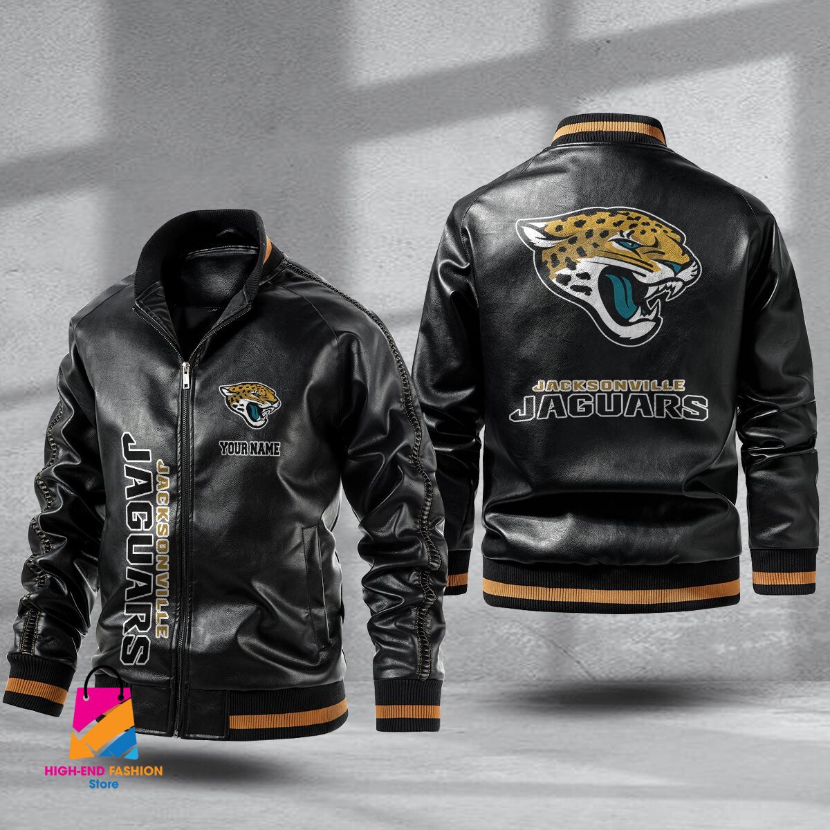 Jacksonville Jaguars NFL Style Leather Jacket For Fans