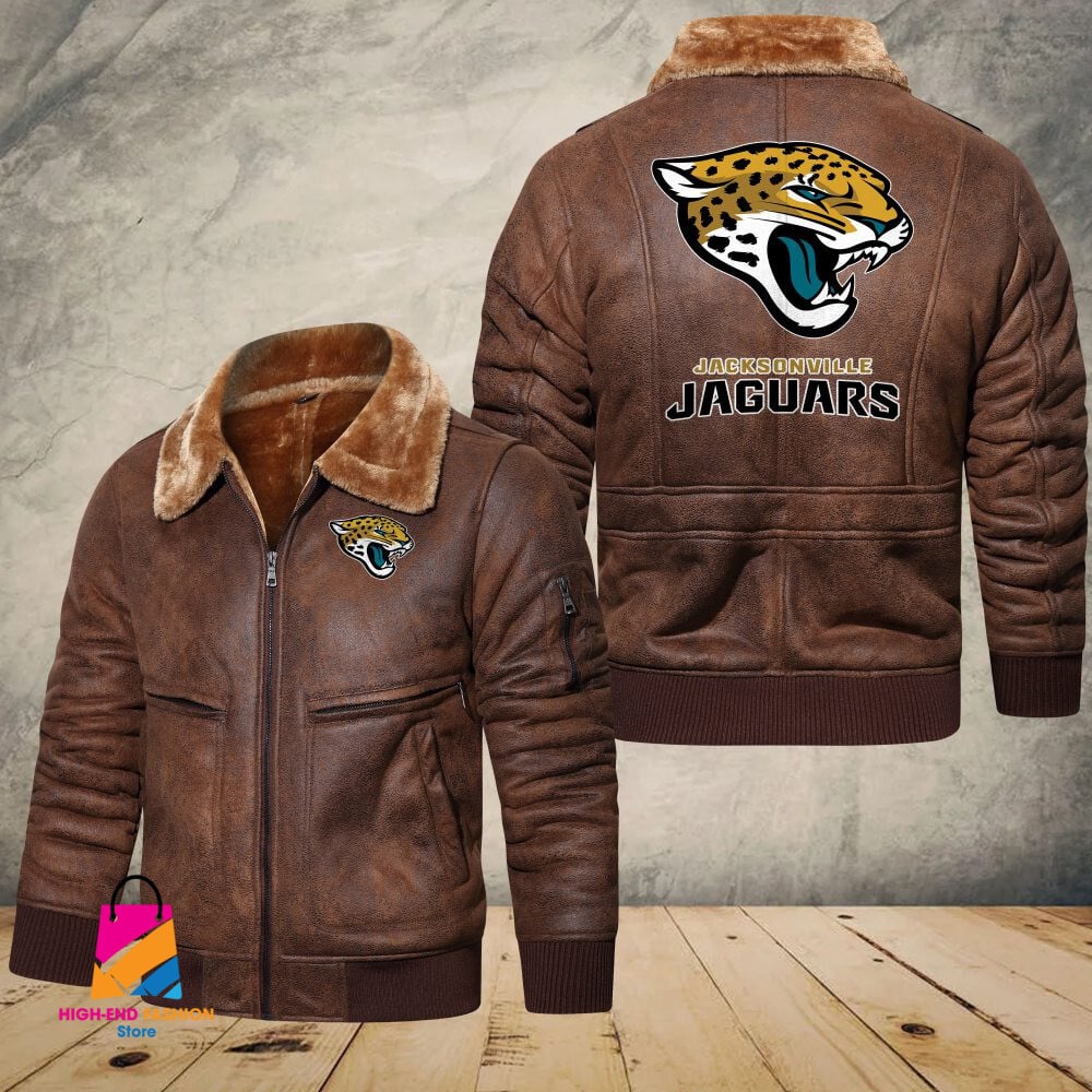 Jacksonville Jaguars NFL Style Leather Jacket For Fans