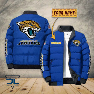 Jacksonville Jaguars NFL Style Puffer Jacket For Fans