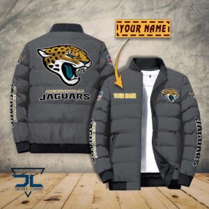 Jacksonville Jaguars NFL Style Puffer Jacket For Fans