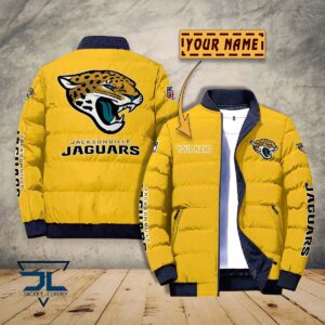 Jacksonville Jaguars NFL Style Puffer Jacket For Fans