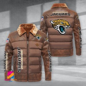Jacksonville Jaguars NFL Style Puffer Jacket For Fans