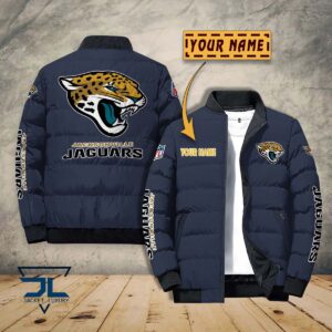 Jacksonville Jaguars NFL Style Puffer Jacket For Fans
