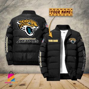 Jacksonville Jaguars NFL Style Puffer Jacket For Fans