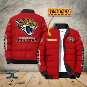 Jacksonville Jaguars NFL Style Puffer Jacket For Fans