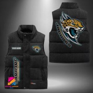 Jacksonville Jaguars NFL Style Sleeveless Puffer Jacket For Fans