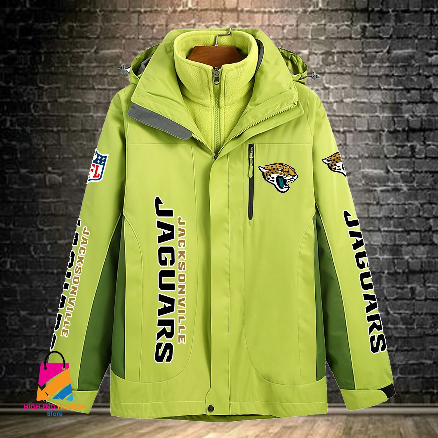 Jacksonville Jaguars NFL Style Windbreaker Jacket For Fans