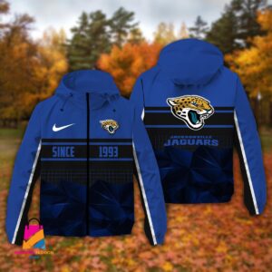 Jacksonville Jaguars NFL Style Windbreaker Jacket For Fans