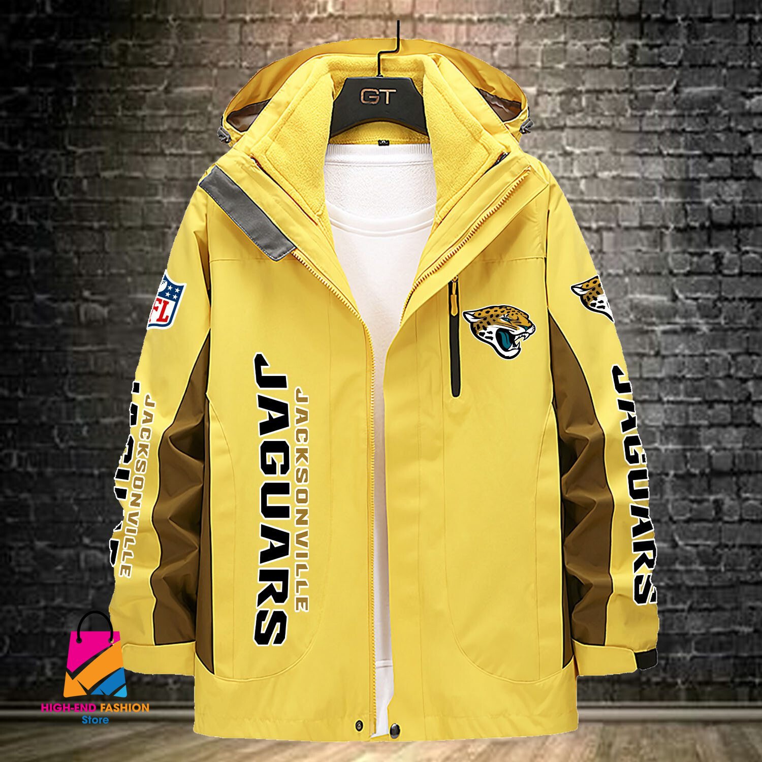 Jacksonville Jaguars NFL Style Windbreaker Jacket For Fans