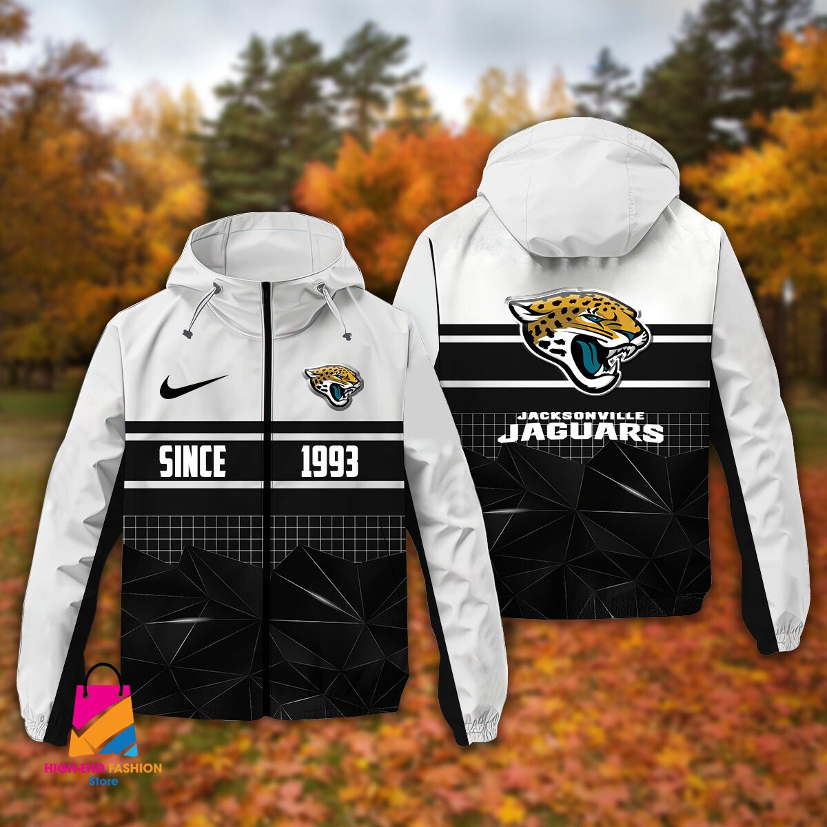 Jacksonville Jaguars NFL Style Windbreaker Jacket For Fans