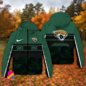Jacksonville Jaguars NFL Style Windbreaker Jacket For Fans