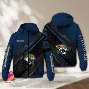 Jacksonville Jaguars NFL Style Windbreaker Jacket For Fans