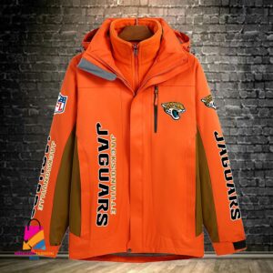 Jacksonville Jaguars NFL Style Windbreaker Jacket For Fans
