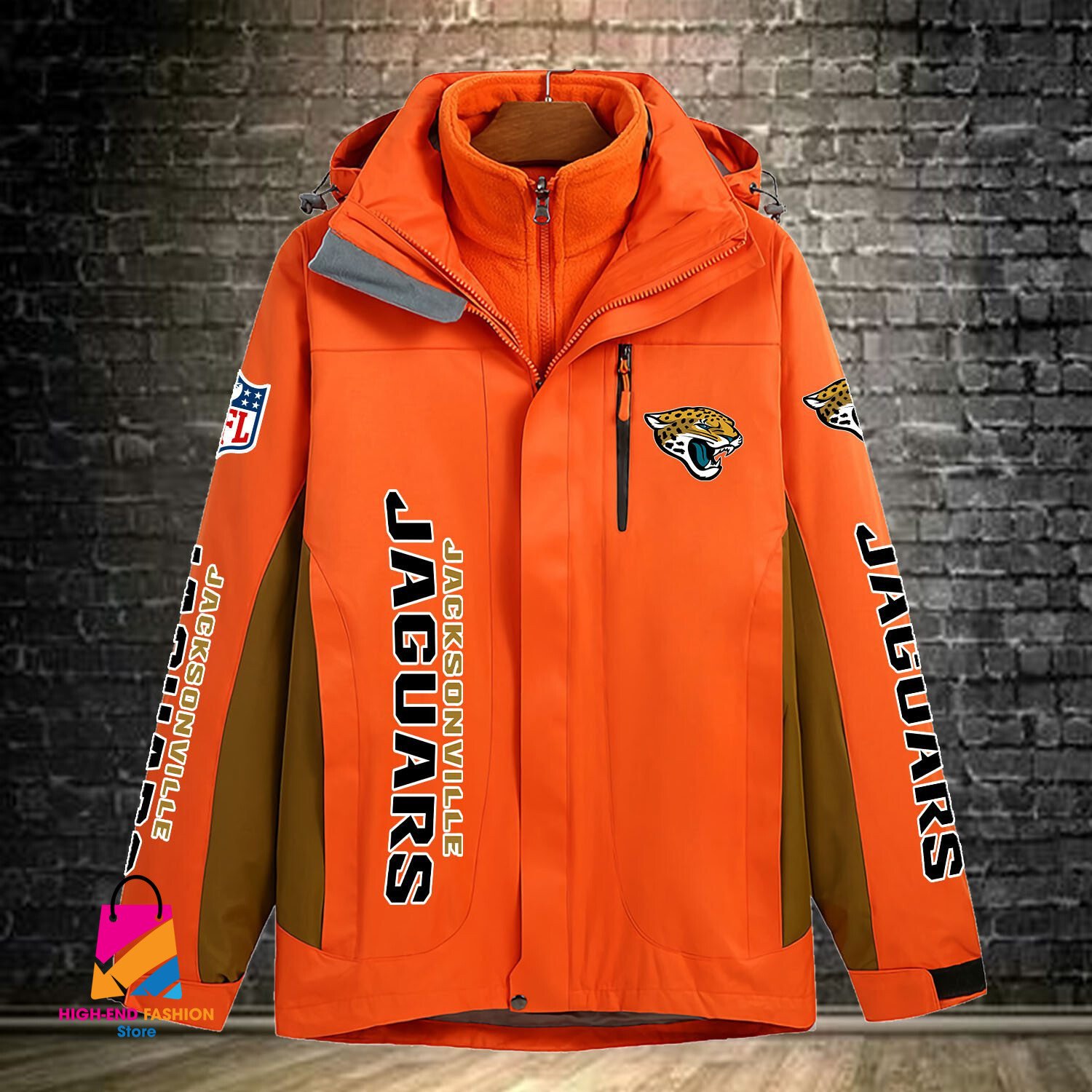 Jacksonville Jaguars NFL Style Windbreaker Jacket For Fans