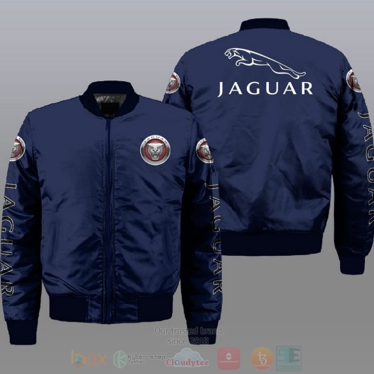 Jaguar Car Style Bomber Jacket For Fans