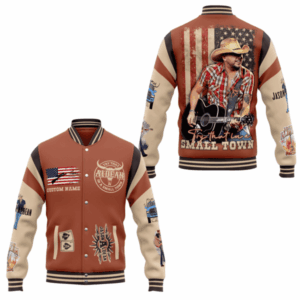 Jason Aldean Music Style Baseball Jacket For Fans