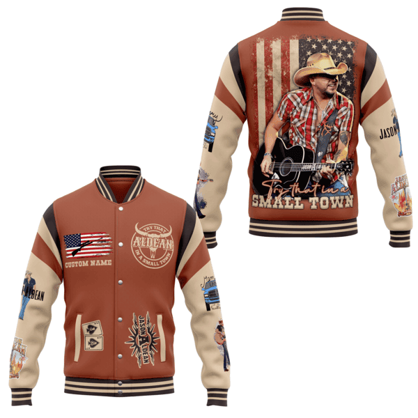 Jason Aldean Music Style Baseball Jacket For Fans