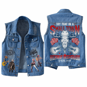 Jason Aldean Music Style Sleeveless Jacket For Fans