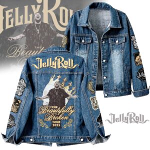 Jelly Roll Music Denim Jacket Gift For Fans