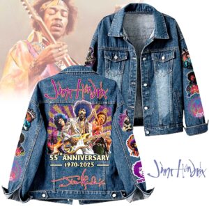 Jimi Hendrix Music Denim Jacket Gift For Fans