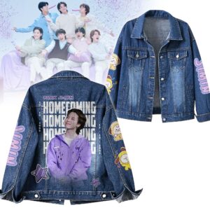 Jimin BTS Music Denim Jacket Gift For Fans