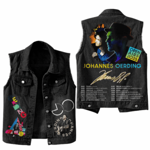 Johannes Oerding Music Style Sleeveless Jacket For Fans