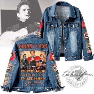 Johnny Cash Music Denim Jacket Gift For Fans
