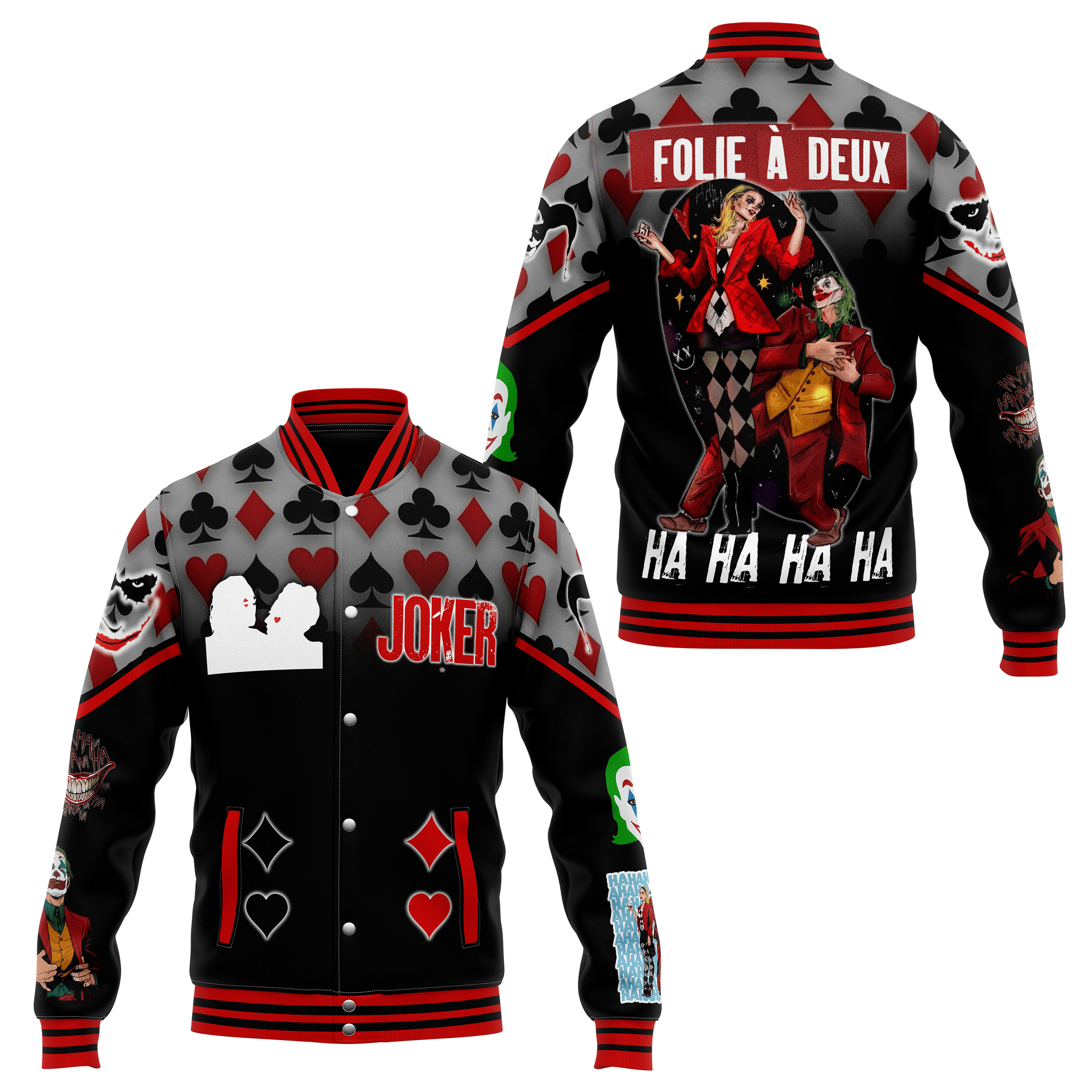 Joker Movie Style Baseball Jacket For Fans