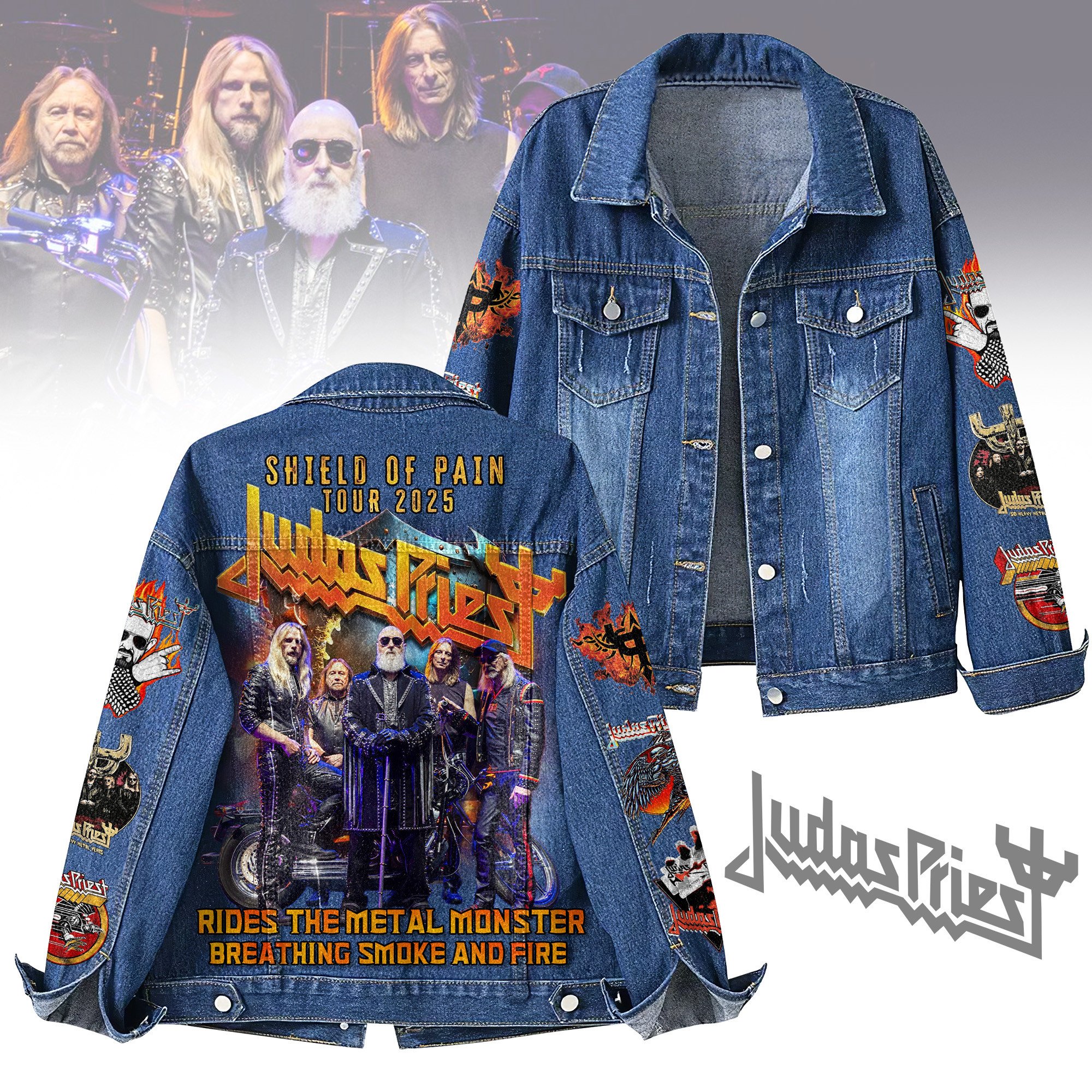 Judas Priest Music Denim Jacket Gift For Fans