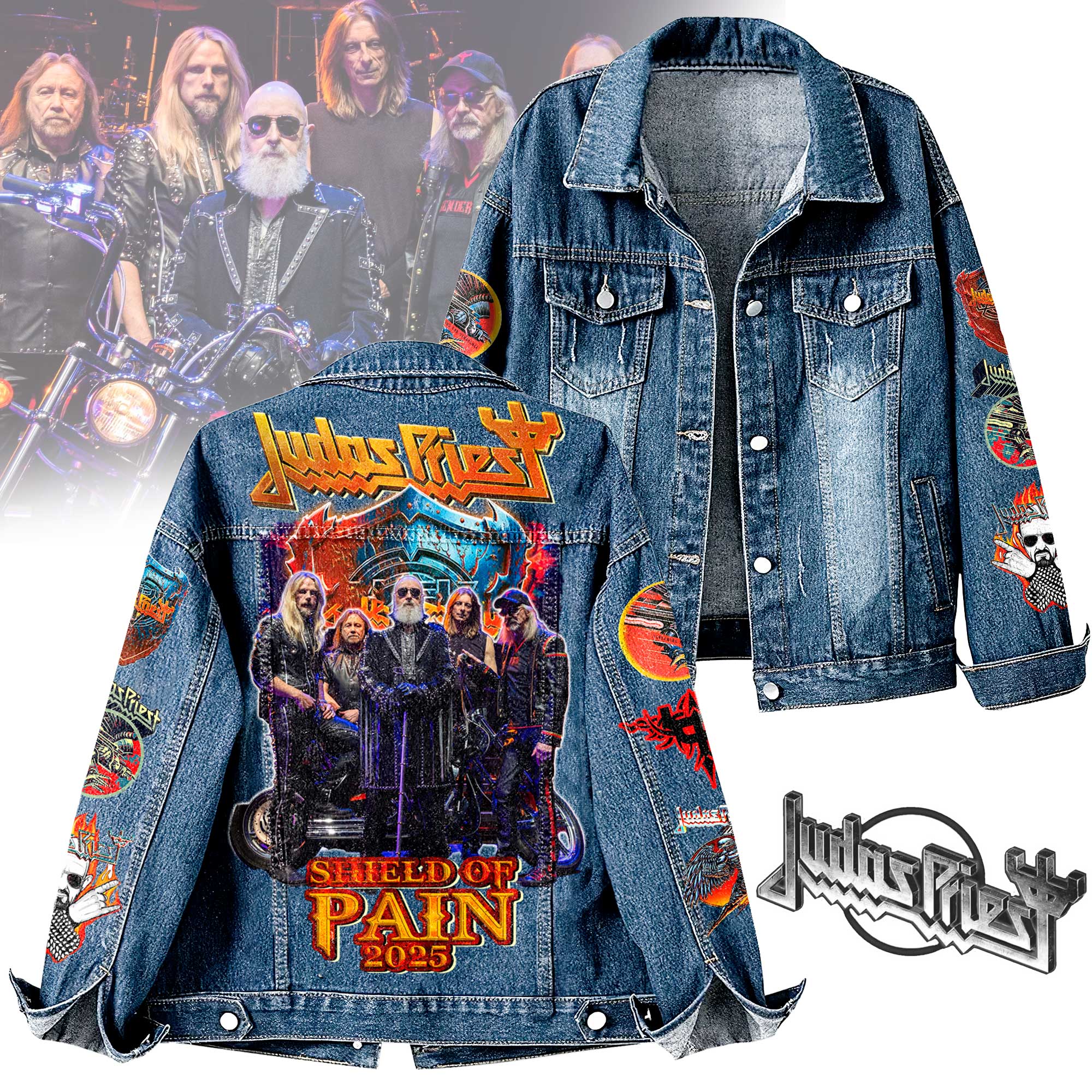 Judas Priest Music Denim Jacket Gift For Fans