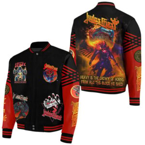 Judas Priest Music Style Baseball Jacket For Fans