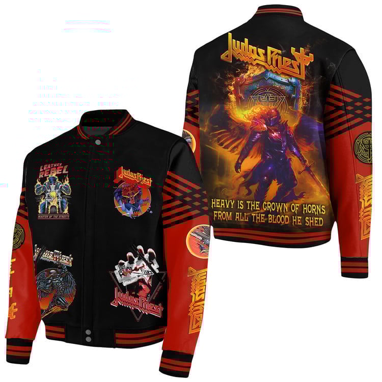 Judas Priest Music Style Baseball Jacket For Fans