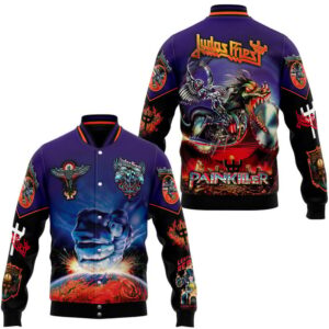 Judas Priest Music Style Baseball Jacket For Fans