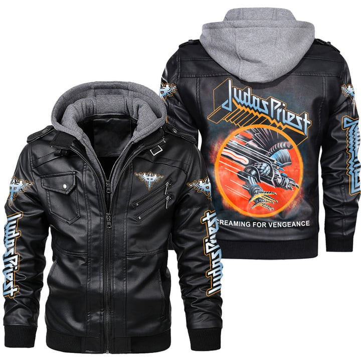 Judas Priest Music Style Leather Jacket For Fans