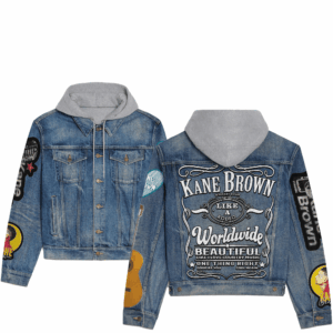 Kane Brown American Singer Music Style Hooded Denim Jacket For Fans