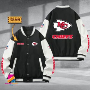 Kansas City Chief NFL Style Baseball Jacket For Fan