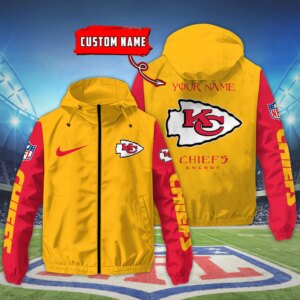 Kansas City Chiefs NFL Personalized Style Windbreaker Jacket For Fans