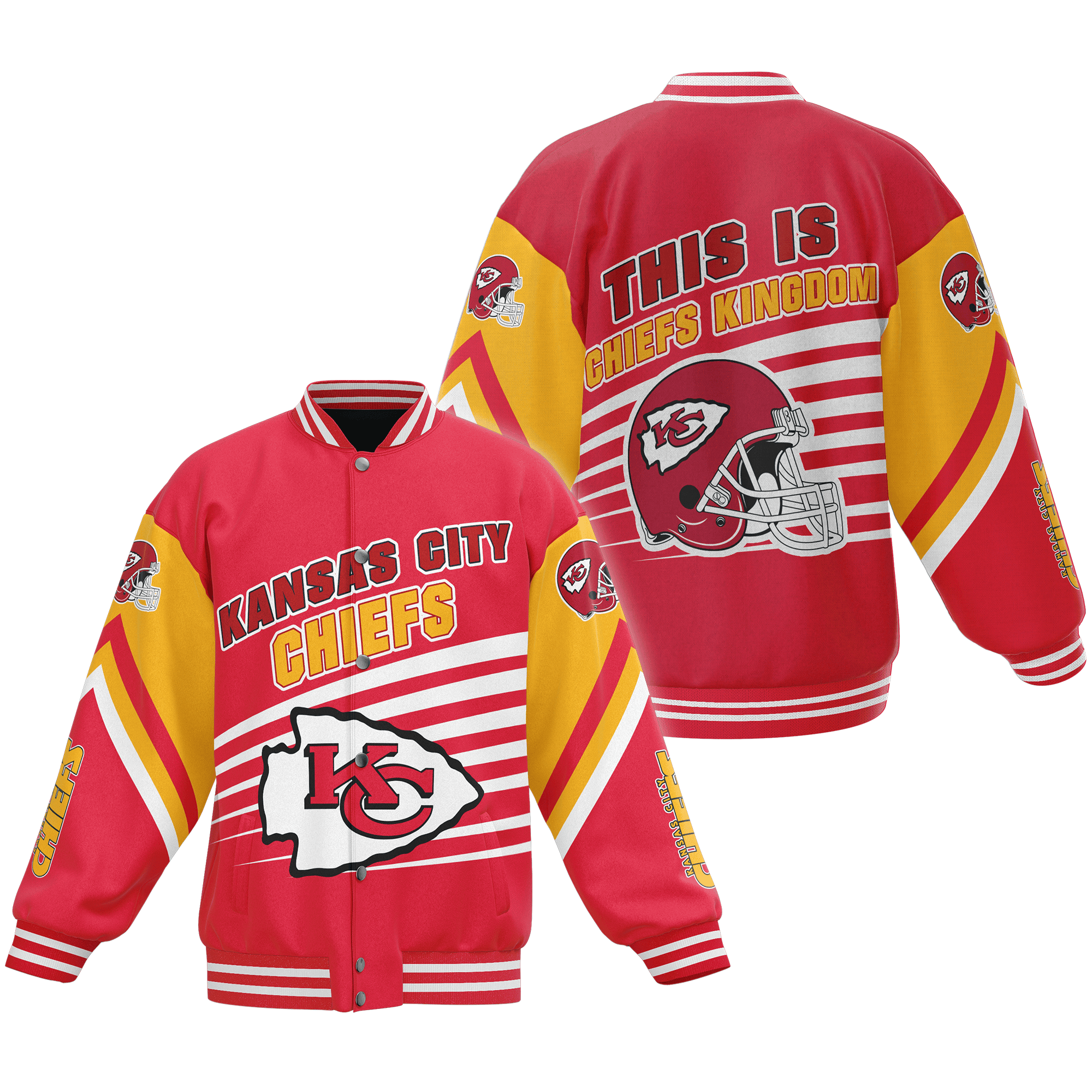 Kansas City Chiefs NFL Style Baseball Jacket For Fans