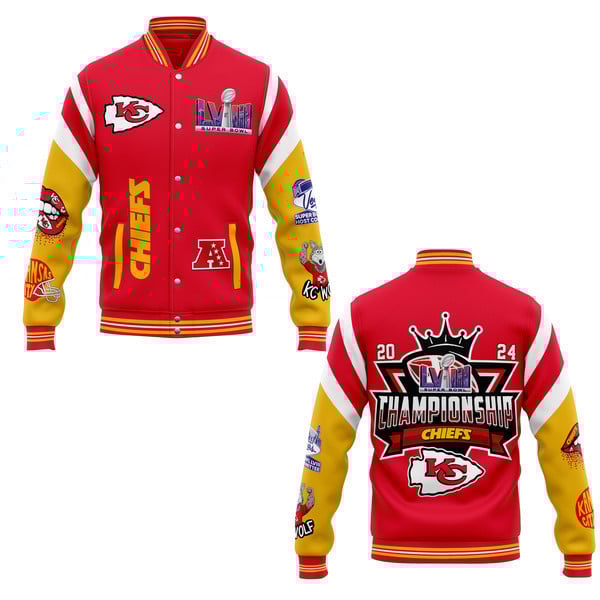 Kansas City Chiefs NFL Style Baseball Jacket For Fans