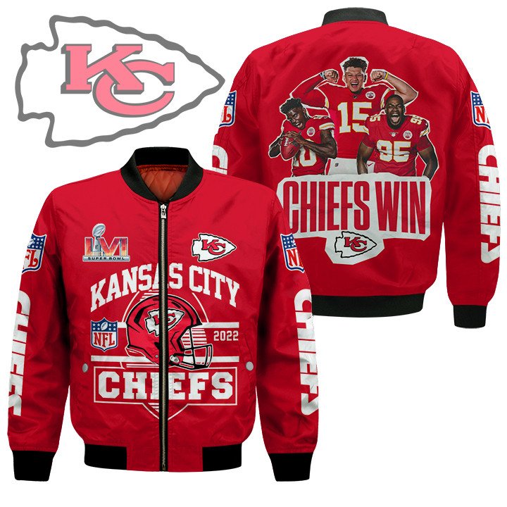 Kansas City Chiefs NFL Style Bomber Jacket For Fans