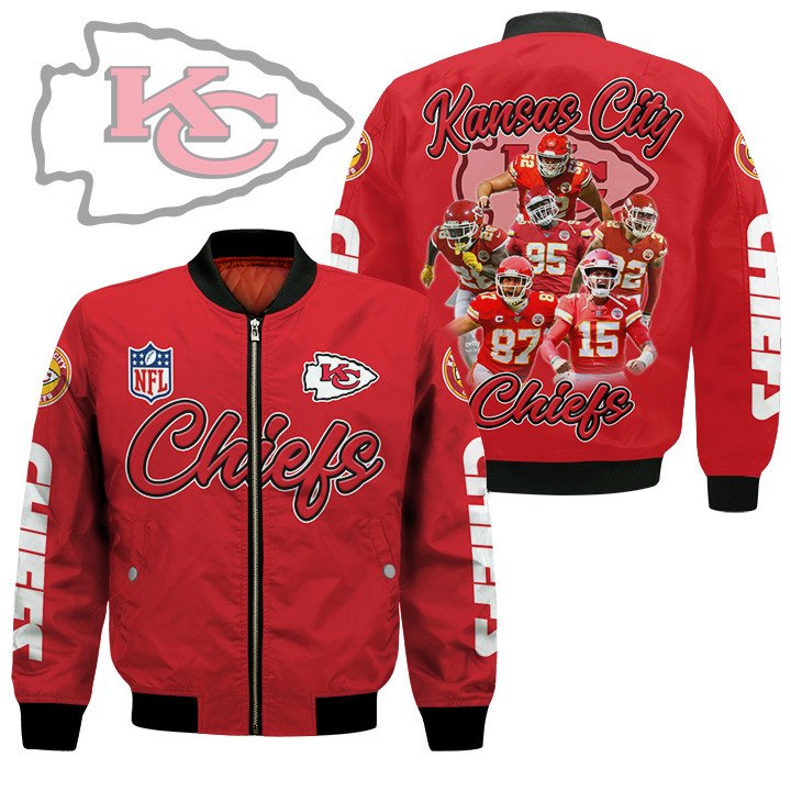 Kansas City Chiefs NFL Style Bomber Jacket For Fans