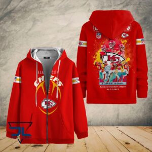 Kansas City Chiefs NFL Style Zip Hoodie Jacket For Fans